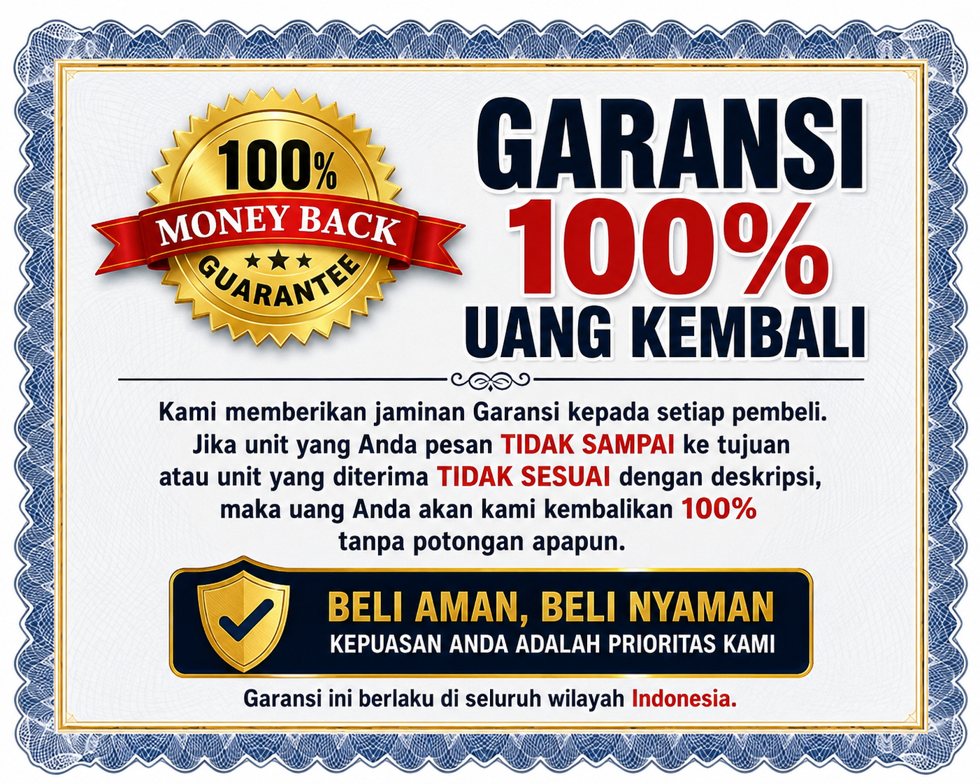 Garansi Uang Kembali