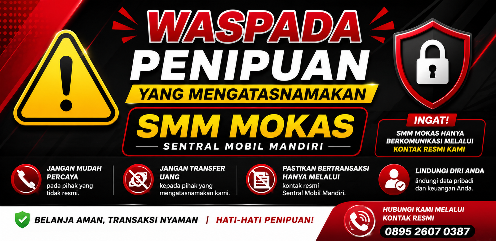 Waspada penipuan